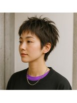 スープレックス ヘアーデザイン(SOUPREX HAIR DESIGN)&nbsp;ベリーショート束感レイヤー　20代 30代 40代 50代 60代髪質改善