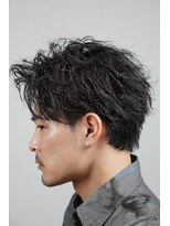 オーシャントーキョー ホワイト 原宿(OCEAN TOKYO WHITE)&nbsp;黒髪ツーブロックツイストスパイラルアップバング