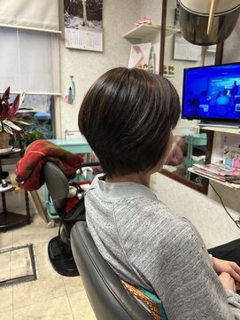 サロン ド シルク 40代50代/60代ショートボブ前髪あり