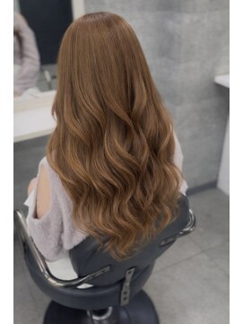 モーション 新宿(motion) ミルクティーベージュ　ケアブリーチ　ダブルカラー