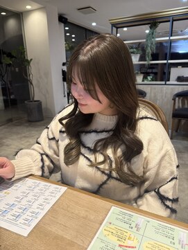 ムクヘア 御幸店(MUKU hair) 透明感満載のくすみオリーブカラー！