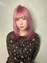 ザシェノンウメダ(THA CHAINON UMEDA) イメチェン/ピンクベージュ/アンブレラカラー/前髪/心斎橋