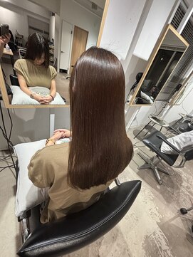 トキ シキ 戸塚(Toki. shiki) イメチェン/ピンクベージュ/アンブレラカラー/前髪/戸塚