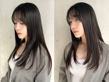 ルフトバイアンビエンテ(Luft by ambiente)の写真/【髪質改善】BIKAKUストレートは＜福永ちひろ＞憧れのナチュラルなサラツヤ縮毛矯正をダメージレスに実現◎