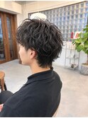 メンズパーマ/シャドウパーマ/無造作パーマ/ツーブロック