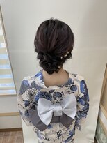 美容室こころ 浴衣の着付けとヘアセット