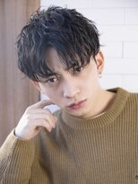 シティ メンズ(CITY men's) メンズ刈り上げフェザーパーマツーブロックセンターパート