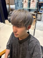 アース いわき店(HAIR&MAKE EARTH)&nbsp;シルバーグレージュ×マッシュショート