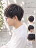 【清潔感のある身だしなみへ】メンズカット＋カラー＋クイックスパ＋眉カット