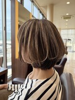 デフィ 都南店(defi) ハイライト×丸みボブで大人かわいく