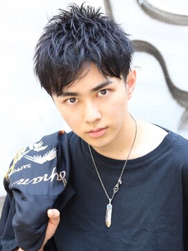 ネイビー(NAVY) 【NAVY】短髪ショート×ソフトツイスト