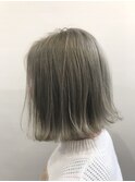 ハイトーンアッシュ×外ハネボブ☆/Tink関内店 加藤