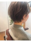 あたまのかたちがきれいになるショートとボブのあいだ