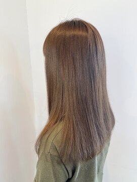 ケシキ ヘアメイク(kesiki HAIR MAKE) マットベージュ×さらつやストレート