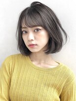 【GARDEN川谷】20代30代大人可愛い小顔ボブ×グレージュ