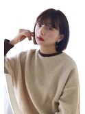 小顔ナチュラルボブ