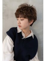 オースティン 流山おおたかの森(AUSTIN)&nbsp;大人かわいい前髪セシルカットココアブラウンフリンジウェーブ