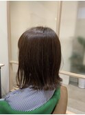 切りっぱなしボブ