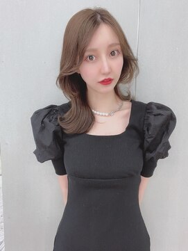 ジーナ 名駅(XENA.) 《xena/中島》2wayバング×韓国首レイヤースタイル