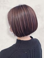 ヘアースタジオ アール(Hair Studio R) 20代30代40代ハイライトハンサムショート前下がり小顔