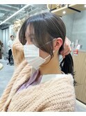 韓国顔まわりシースルー前髪レイヤーカット【浦和】