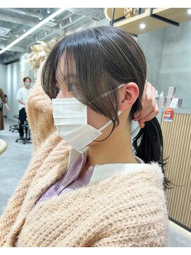 ロンドプロフィール 浦和(Lond profil) 韓国顔まわりシースルー前髪レイヤーカット【浦和】