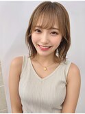 韓国風/インナーカラー/縮毛矯正髪質改善/顔まわり/レイヤー