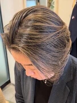シークエンス 外苑前(SEAQUENCE) 40代50代60代~大人上品なショートボブ/白髪ぼかしハイライト◎
