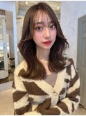 イヤリングカラー 縮毛矯正 韓国風 ダブルカラー 髪質改善_4318
