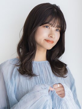 ガーデンヨコハマエスト(GARDEN YOKOHAMA est) イメチェン　ブルーブラック　ワイドバング　ミディアム　美髪