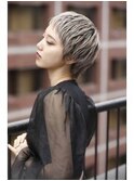 金髪ベリーショート×ボウズ伸びかけ女子