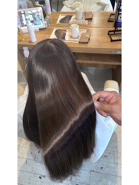 テッグ ヘアデザイン(TEG hair Design) 美髪矯正極→美髪カラー極上
