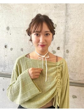 エミュ 天文館店(eMu) オリーブグレージュ×アレンジver