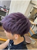 透明感のあるパープルアッシュ☆
