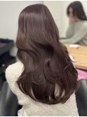 憧れ韓国くびれヘア/顔まわりカットレイヤーカット艶髪黒髪