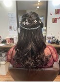 ロングカールダウンヘアー