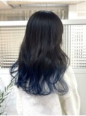 ディープブルーグラデーション