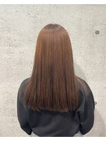 サバ ヘアー スペース(SABA hair space)&nbsp;ロング×オレンジブラウン