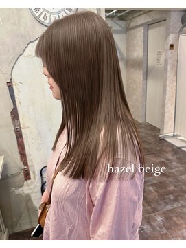 ヴィークス ヘア(vicus hair) ヘーゼルベージュブリーチなしダブルカラー