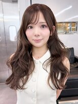 アルバム 渋谷パルコ(ALBUM)&nbsp;オリーブベージュ顔周りレイヤーおくれ毛前髪カット_F31036