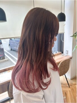 プリンプ トータルビューティ(PRIMP.total beauty) グラデーションカラー ピンクカラー