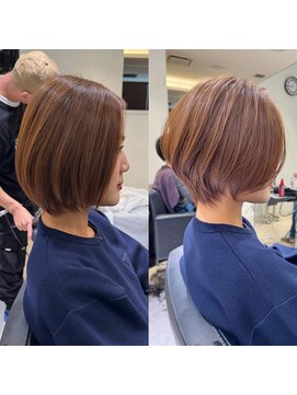 バンプ ギンザ(BUMP GINZA) 30代40代50代ショート白髪ぼかし銀座丸みくびれ井