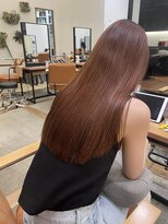 メモリーズ 表参道(Memories)&nbsp;冬におすすめ血色感アップうる艶ピンクブラウンヘア♪