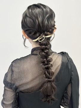 ハッチ(HACCH) 韓国風レイヤーカット髪質改善ダブルカラーハッシュカット