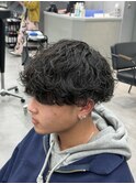 波巻きシャドウパーマ/メンズパーマメンズカットスパイラル