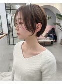 オリーブグレー/クラゲヘアー/ココアベージュ/マッシュショート