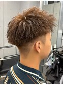 スパイキーショート/アップバング/フェード/mem's/眉毛