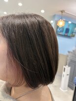 アンフィ 神奈川新町(Anphi)&nbsp;ピンクべージュイヤリングカラー＆ボブ