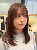 顔周りレイヤーフェイスレイヤー小顔レイヤー レイヤーカット