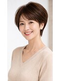 大人女性に人気の白髪染めスタイル